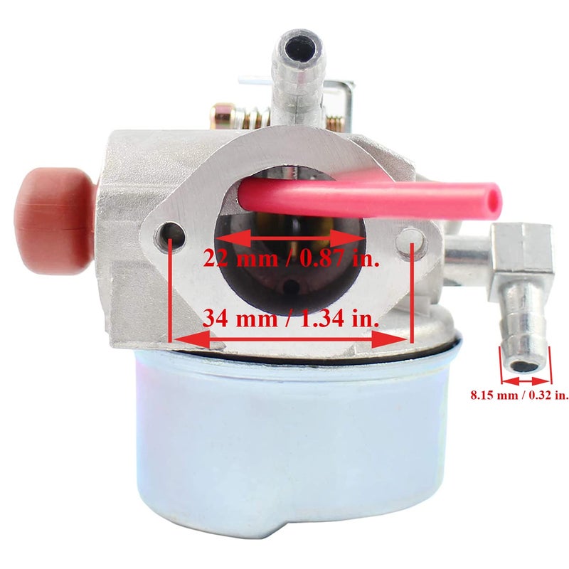 Pro Chaser 640350 Carburetor for Craftsman Tecumseh 4.5hp 5hp 5.5hp 6.0hp 6.5hp 6.75 hp Model 917.387282 917.388040 143.013802 Mower Tecumseh 640303 640262 640271 640172 - Image 3